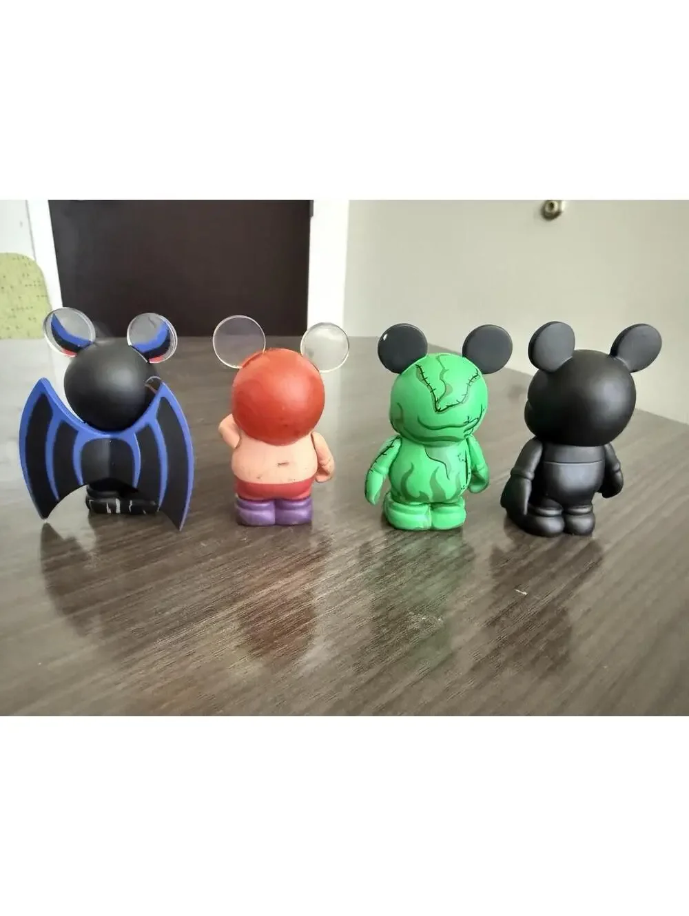 VINYLMATION DISNEY VILLAINS SERIES LOT, 1937 OLD HAG, MEDUSA, CHERNABOG, OOGIE